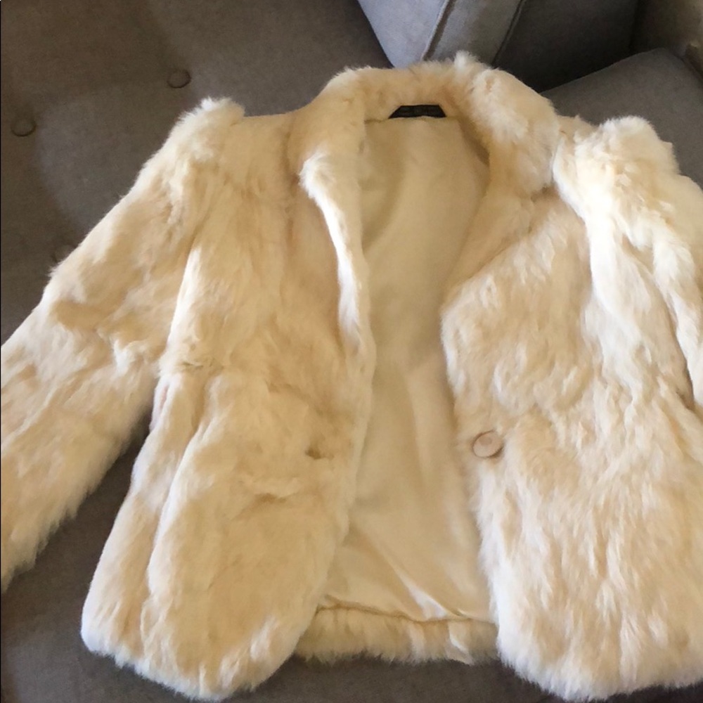 Vintage Rabbit Fur Coat